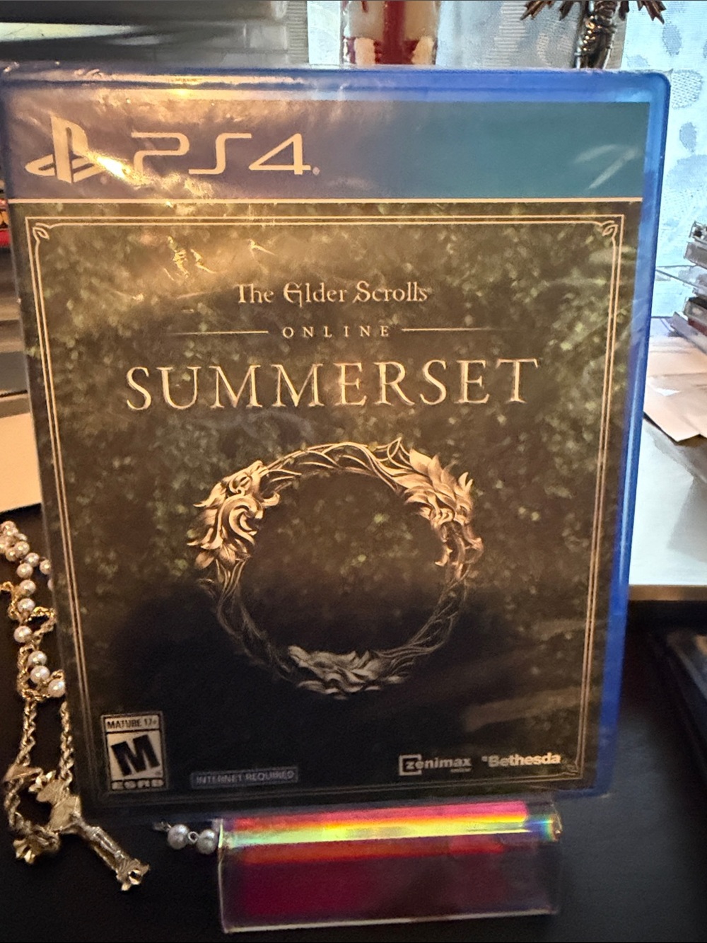 PS4 The Elder Scrolls Online: Summerset - Gold & Black Cover